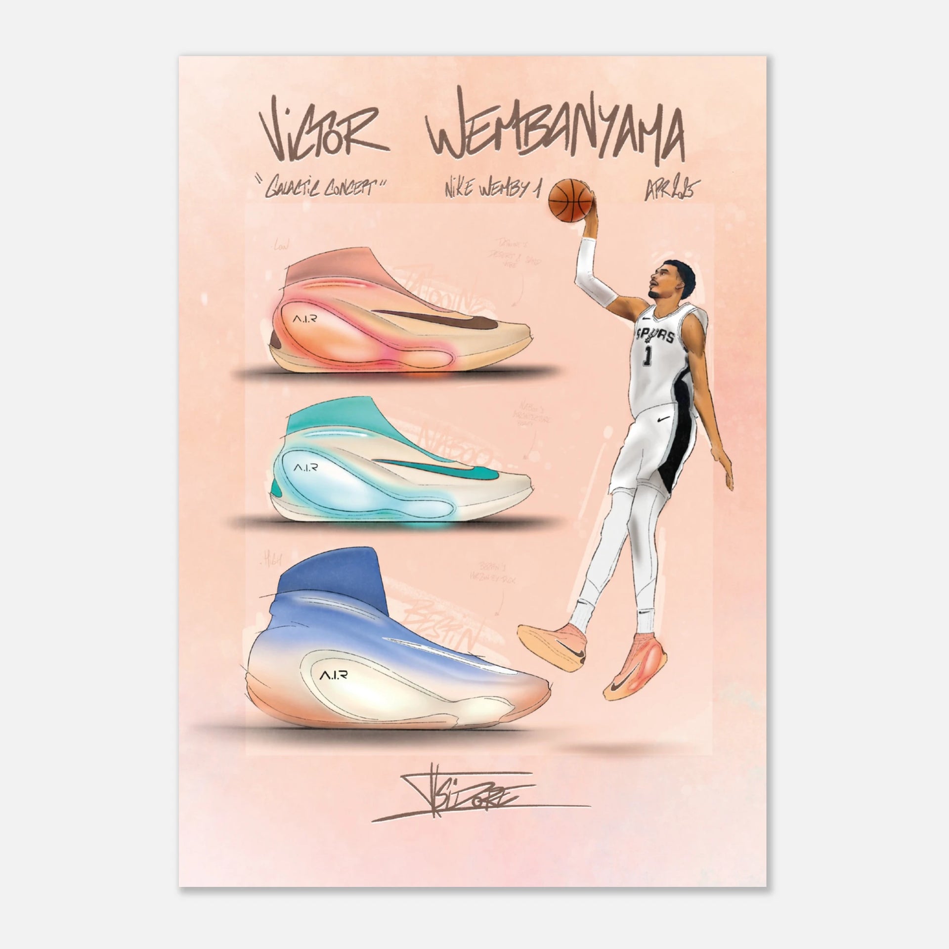 Classic Semi-Glossy Paper Poster A3 (29.7 x 42 cm) – Isidore Studio